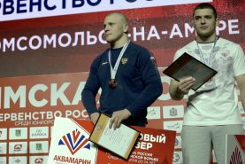 Комсомольчанин Алексей Милешин стал бронзовым призером первенства России по греко-римской борьбе